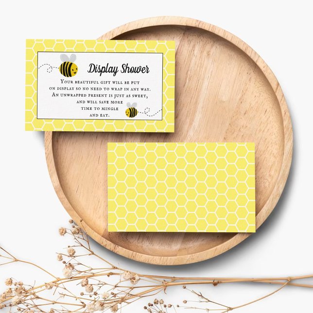 Carte D'accompagnement Douche Affichage de Petite Abeille Douce (Créateur téléchargé)