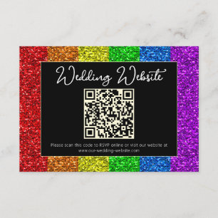 Carte D'accompagnement Drapeau LGBT arc-en-ciel scintille gay lesbienne m