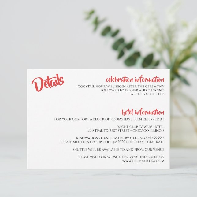 Carte D'accompagnement Drapeaux cardiaques allemands américains (Debout devant)