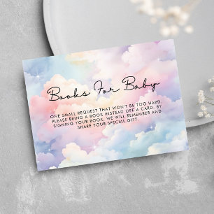 Carte D'accompagnement Dreamy Clouds Livres Pour Baby Baby shower
