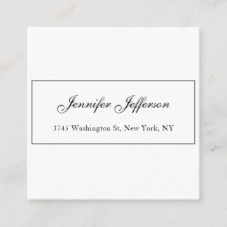 Carte D'accompagnement Écriture manuscrite moderne élégante simple profes