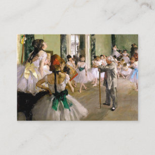Carte D'accompagnement Edgar Degas La Classe Danse