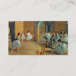 Carte D'accompagnement Edgar Degas Le Foyer de la Danse à l'Opéra
