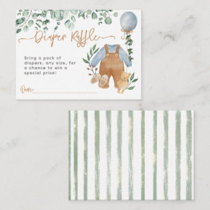 Carte D'accompagnement Eeucalyptus vert attendre Baby shower Devoir