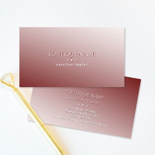 Carte D'accompagnement Effet gaufrage rouge ombré fondu moderne