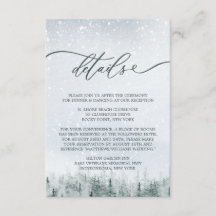 Élégance de mariage moderne en forêt hivernale