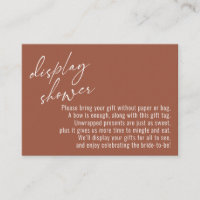 Élégant écriture manuscrite affichage douche en te