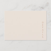 Élégant Mariage Minimaliste Sable du Désert Cuivre