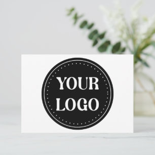 Carte D'accompagnement élégant, moderne, raffiné et éditable.