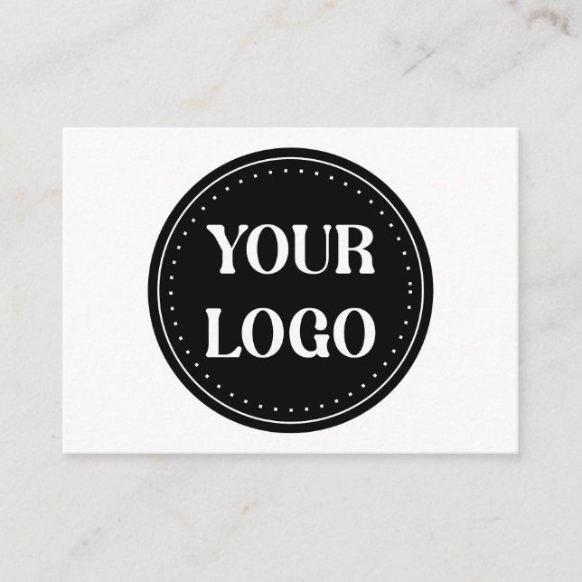 Carte D'accompagnement élégant, moderne, raffiné et éditable. (Devant)