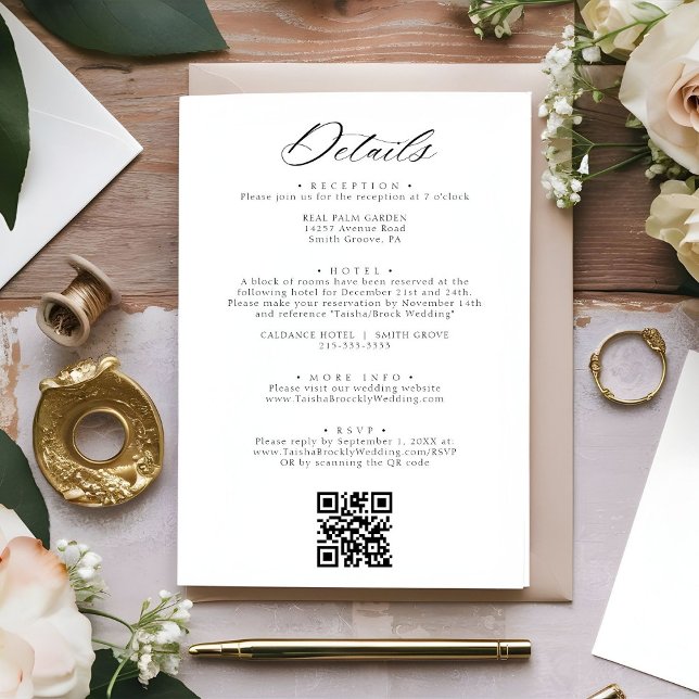 Carte D'accompagnement Élégant monographie de crête botanique Détails du  (Créateur téléchargé)