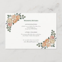 Elegant Peach Floral & Gold Lattice Complete 
