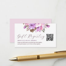 Élégant registre des Fêtes des mariées florales
