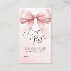 Carte D'accompagnement Élégant Tir à la Babillarde Lange Rose Baby Shower