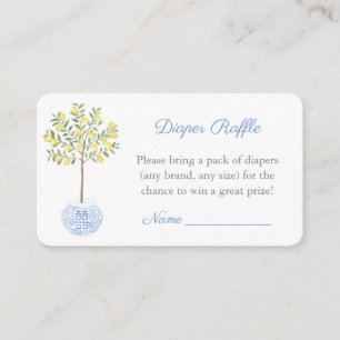 Carte D'accompagnement Élégante Chinoiserie Baby shower de chevalier à ro