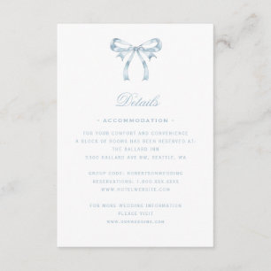 Carte D'accompagnement Élégante crête de couronne fleurie Mariage monog