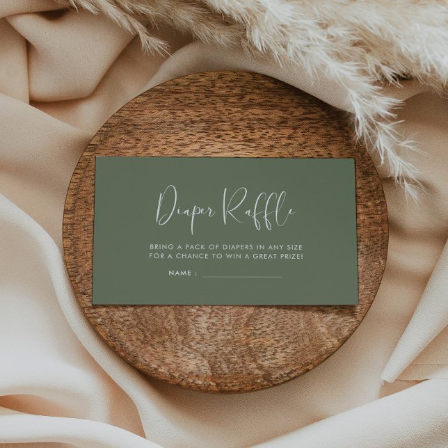 Carte D'accompagnement Élégante et moderne Insérez de tombole de tombola  (Créateur téléchargé)