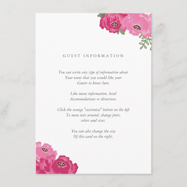 Carte D'accompagnement Elégante Mason Jar Insertion Card (Devant)