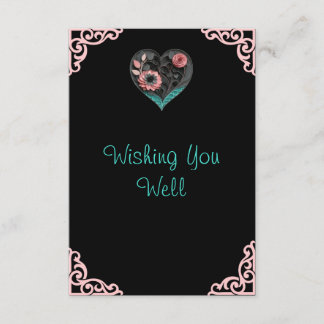 Carte d'accompagnement élégante pour mariage Quill