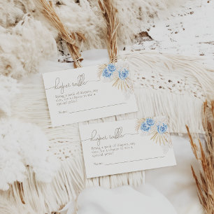 Carte D'accompagnement Elephant Oh Boy Safari Baby shower Déchets Raffle