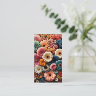 Carte D'accompagnement Élever votre espace coloré Gerbera Daisy Floral