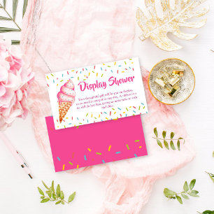 Carte D'accompagnement Elle a été prise en main glaces présentoir douche