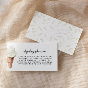 Carte D'accompagnement Elle a été récupérée Vanilla Display Shower