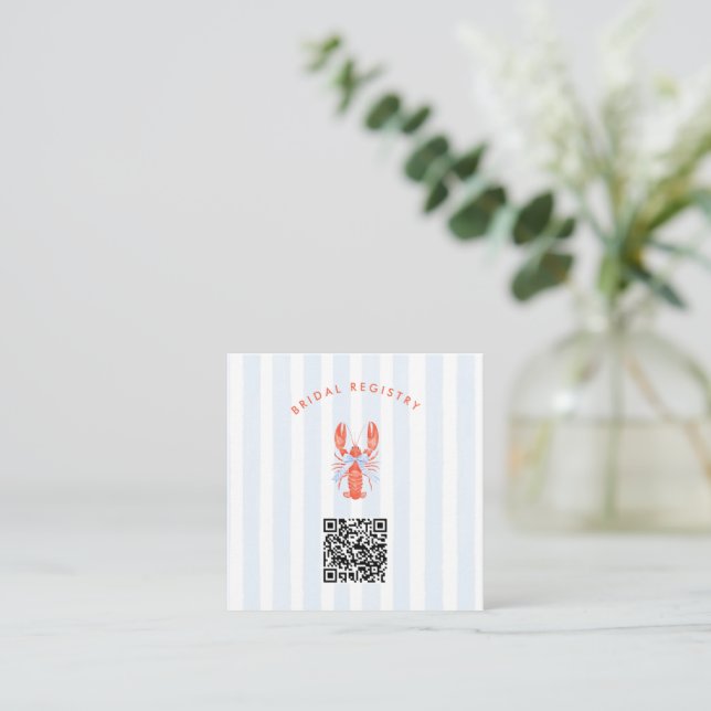 Carte D'accompagnement Elle A Trouvé Sa Fête des mariées Maine Squeeze (Debout devant)