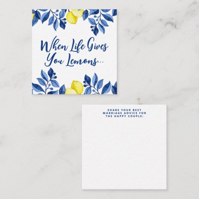 Carte D'accompagnement Elle a trouvé sa grande love à son enterrement de  (Devant / Derrière)