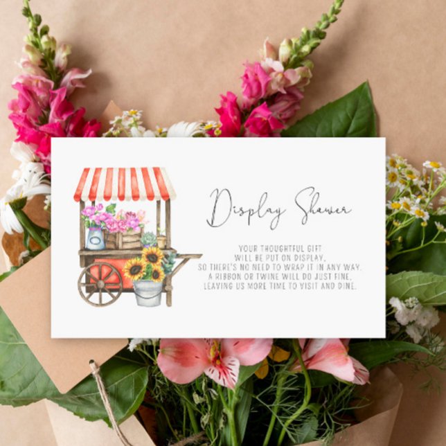 Carte D'accompagnement Elle est fraîche du marché - Salle de bain d'expos (Créateur téléchargé)