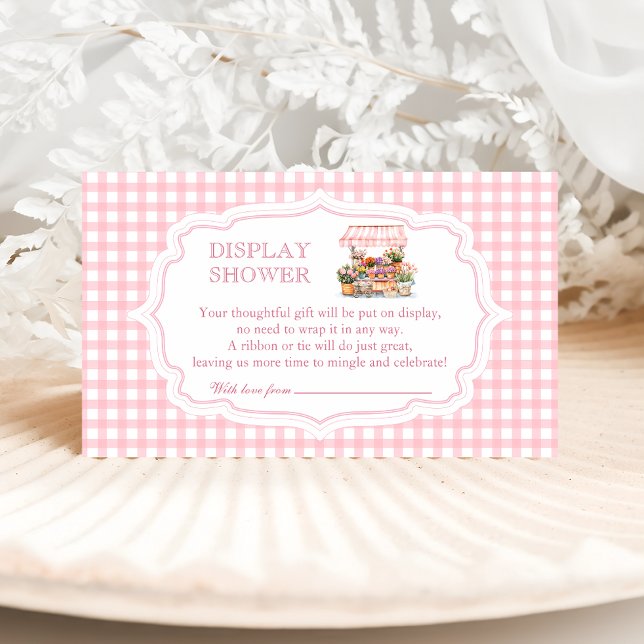 Carte D'accompagnement Elle est fraîche hors du marché avec douche (Créateur téléchargé)