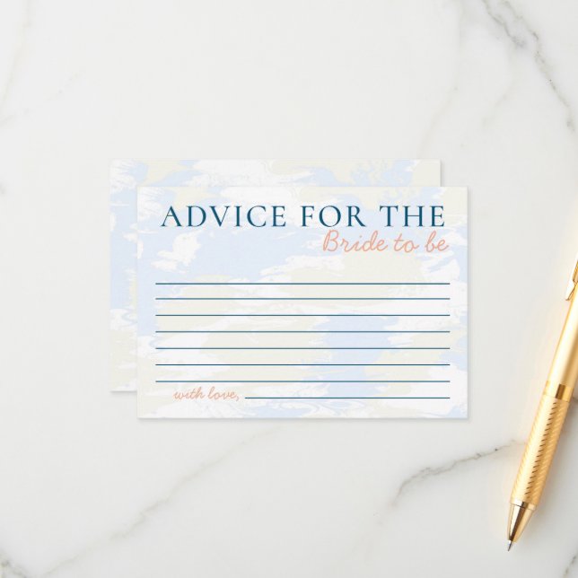 Carte D'accompagnement Elle est sur Cloud 9 Conseils pour la Fête des mar (Devant/Arrière en situation)