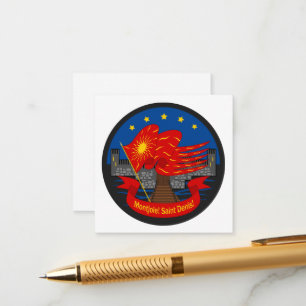 Carte D'accompagnement Emblème patriotique Vive la France