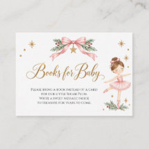 Encl de livres de Noël Sugar Plum Ballerina pour b