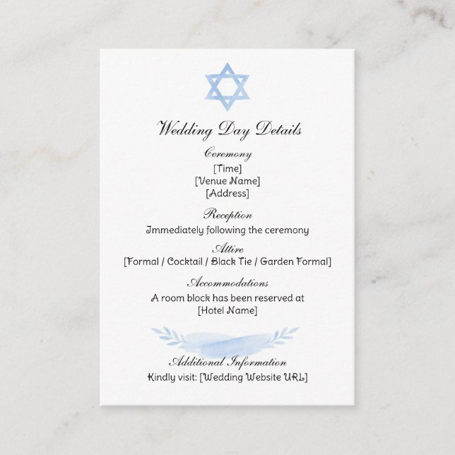 Carte D'accompagnement Enclosure Card (Devant)