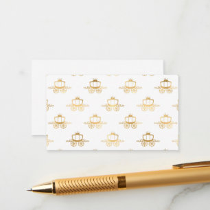 Carte D'accompagnement Entraîneur d'or Cinderella Princess Royal Magic