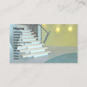 Carte D'accompagnement Espace réception et escalier pour Business Design 