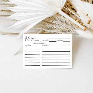 Carte D'accompagnement Espresso Martini L'amour brasse Recette