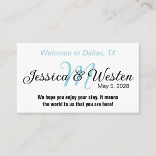 Carte D'accompagnement Étiquette de mariage 016 Rectangle