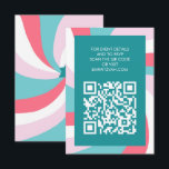 Carte D'accompagnement Étoile moderne de David QR Code Bar Bat mitzvah<br><div class="desc">Carnet parfait ou carte RSVP pour un bat mitzvah, bar mitzvah ou toute autre célébration juive ! La main a fait de l'art pour vous. ENTIÈREMENT PERSONNALISABLE ! Cliquez sur "Personnaliser" ci-dessus pour modifier le texte et ajouter votre lien au code QR. Cliquez sur "modifier à l'aide de l'outil de...</div>