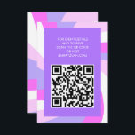 Carte D'accompagnement Étoile moderne de David QR Code Bar Bat mitzvah<br><div class="desc">Carnet parfait ou carte RSVP pour un bat mitzvah, bar mitzvah ou toute autre célébration juive ! La main a fait de l'art pour vous. ENTIÈREMENT PERSONNALISABLE ! Cliquez sur "Personnaliser" ci-dessus pour modifier le texte et ajouter votre lien au code QR. Cliquez sur "modifier à l'aide de l'outil de...</div>