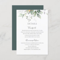 Eucalyptus Gold Feuilles mariage élégant