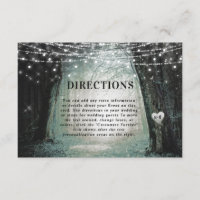 Evermore | Directions des Mariages forestiers ench