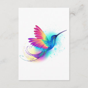Carte D'accompagnement Exotic Rainbow Hummingbird