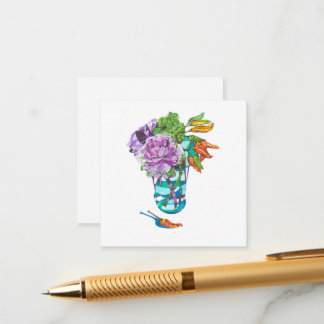 Carte D'accompagnement Fabulous Fall Vegetal Bouquet