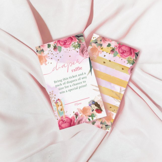 Carte D'accompagnement Fairy Girl Baby shower Repas de  (Créateur téléchargé)