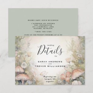 Carte D'accompagnement Fairy Tale Woodland Fairycore Romance