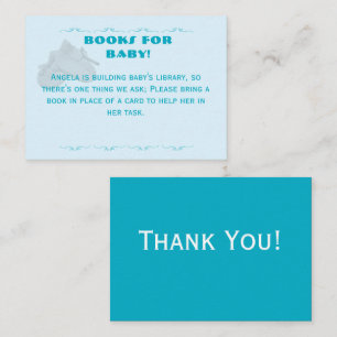 Carte D'accompagnement Faisceau Précieux Garçon Baby Shower