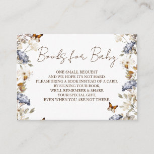 Carte D'accompagnement Fall in Love Baby shower, Floral Books for Baby