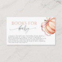 Fall in Love Citrouille Pink Bow Books for Baby